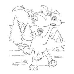 Dessins à colorier: Le Voyage d’Arlo - Coloriages à Imprimer Gratuits