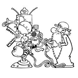 Dessin à colorier: Léonard de Vinci (Dessins animés et séries animées) #213177 - Coloriages à Imprimer Gratuits
