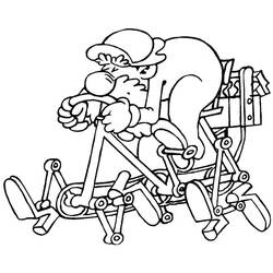 Dessin à colorier: Léonard de Vinci (Dessins animés et séries animées) #213190 - Coloriages à Imprimer Gratuits