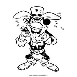 Dessin à colorier: Les Dalton (Dessins animés et séries animées) #51789 - Coloriages à Imprimer Gratuits