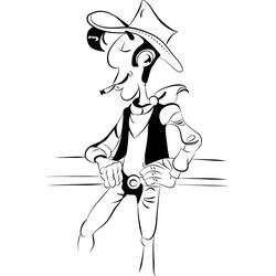 Dessin à colorier: Les Dalton (Dessins animés et séries animées) #51847 - Coloriages à Imprimer Gratuits