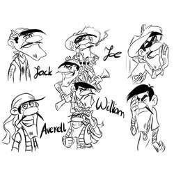 Dessin à colorier: Les Dalton (Dessins animés et séries animées) #51890 - Coloriages à Imprimer Gratuits