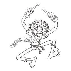 Dessin à colorier: Les Muppets (Dessins animés et séries animées) #210112 - Coloriages à Imprimer Gratuits