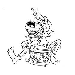 Dessin à colorier: Les Muppets (Dessins animés et séries animées) #210113 - Coloriages à Imprimer Gratuits
