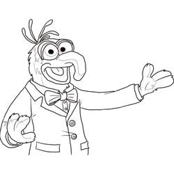 Dessin à colorier: Les Muppets (Dessins animés et séries animées) #210117 - Coloriages à Imprimer Gratuits