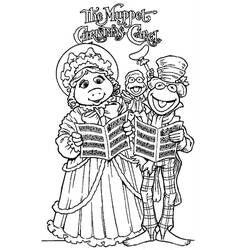 Dessin à colorier: Les Muppets (Dessins animés et séries animées) #210121 - Coloriages à Imprimer Gratuits