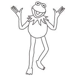 Dessin à colorier: Les Muppets (Dessins animés et séries animées) #210123 - Coloriages à Imprimer Gratuits