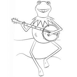 Dessin à colorier: Les Muppets (Dessins animés et séries animées) #210124 - Coloriages à Imprimer Gratuits