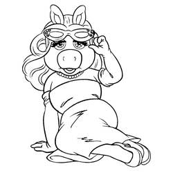 Dessin à colorier: Les Muppets (Dessins animés et séries animées) #210125 - Coloriages à Imprimer Gratuits