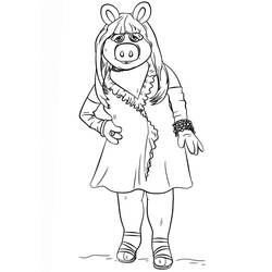 Dessin à colorier: Les Muppets (Dessins animés et séries animées) #210126 - Coloriages à Imprimer Gratuits