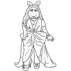Dessin à colorier: Les Muppets (Dessins animés et séries animées) #210127 - Coloriages à Imprimer Gratuits