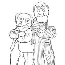 Dessin à colorier: Les Muppets (Dessins animés et séries animées) #210129 - Coloriages à Imprimer Gratuits