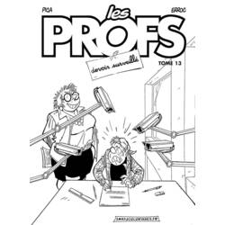 Dessin à colorier: Les Profs (Dessins animés et séries animées) #213686 - Coloriages à Imprimer Gratuits