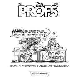 Dessin à colorier: Les Profs (Dessins animés et séries animées) #213692 - Coloriages à Imprimer Gratuits