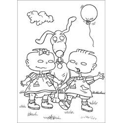 Dessin à colorier: Les Razmoket (Dessins animés et séries animées) #212878 - Coloriages à Imprimer Gratuits