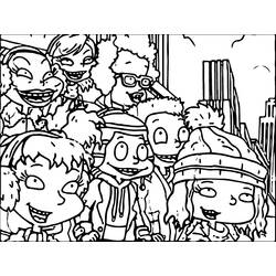 Dessin à colorier: Les Razmoket (Dessins animés et séries animées) #212881 - Coloriages à Imprimer Gratuits