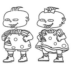 Dessin à colorier: Les Razmoket (Dessins animés et séries animées) #212882 - Coloriages à Imprimer Gratuits
