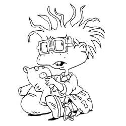 Dessin à colorier: Les Razmoket (Dessins animés et séries animées) #212892 - Coloriages à Imprimer Gratuits
