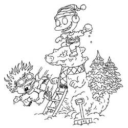 Dessin à colorier: Les Razmoket (Dessins animés et séries animées) #212894 - Coloriages à Imprimer Gratuits