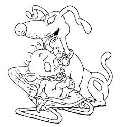 Dessin à colorier: Les Razmoket (Dessins animés et séries animées) #212903 - Coloriages à Imprimer Gratuits
