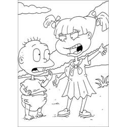Dessin à colorier: Les Razmoket (Dessins animés et séries animées) #212909 - Coloriages à Imprimer Gratuits