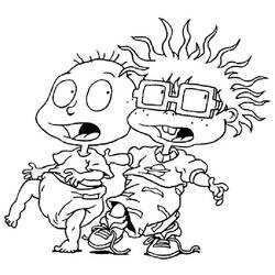 Dessin à colorier: Les Razmoket (Dessins animés et séries animées) #212910 - Coloriages à Imprimer Gratuits