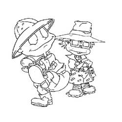 Dessin à colorier: Les Razmoket (Dessins animés et séries animées) #212911 - Coloriages à Imprimer Gratuits