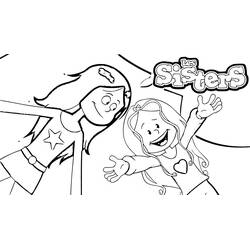 Dessin à colorier: Les Sisters (Dessins animés et séries animées) #212280 - Coloriages à Imprimer Gratuits