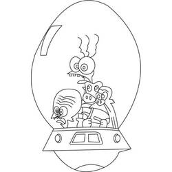Dessin à colorier: Les Zinzins de l’espace (Dessins animés et séries animées) #204682 - Coloriages à Imprimer Gratuits