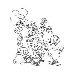 Dessin à colorier: Les Zinzins de l’espace (Dessins animés et séries animées) #204696 - Coloriages à Imprimer Gratuits
