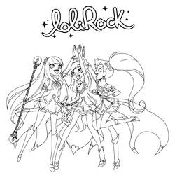 Dessin à colorier: Lolirock (Dessins animés et séries animées) #177387 - Coloriages à Imprimer Gratuits