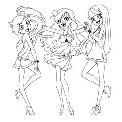 Dessin à colorier: Lolirock (Dessins animés et séries animées) #177390 - Coloriages à Imprimer Gratuits