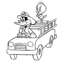 Coloriage Looney Tunes (Dessins animés et séries animées) #192497 à imprimer et colorier