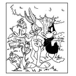 Dessin à colorier: Looney Tunes (Dessins animés et séries animées) #39148 - Coloriages à Imprimer Gratuits