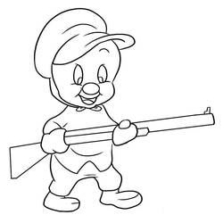 Dessin à colorier: Looney Tunes (Dessins animés et séries animées) #39280 - Coloriages à Imprimer Gratuits