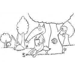 Dessin à colorier: Loup Auzou (Dessins animés et séries animées) #217238 - Coloriages à Imprimer Gratuits