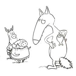 Dessin à colorier: Loup Auzou (Dessins animés et séries animées) #217256 - Coloriages à Imprimer Gratuits