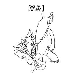 Dessin à colorier: Loup Auzou (Dessins animés et séries animées) #217260 - Coloriages à Imprimer Gratuits