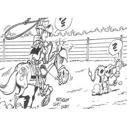 Dessin à colorier: Lucky Luke (Dessins animés et séries animées) #25533 - Coloriages à Imprimer Gratuits