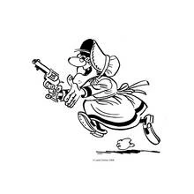 Dessin à colorier: Lucky Luke (Dessins animés et séries animées) #25551 - Coloriages à Imprimer Gratuits