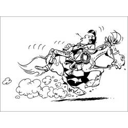 Dessin à colorier: Lucky Luke (Dessins animés et séries animées) #25571 - Coloriages à Imprimer Gratuits