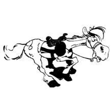 Dessin à colorier: Lucky Luke (Dessins animés et séries animées) #25605 - Coloriages à Imprimer Gratuits