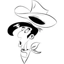 Dessin à colorier: Lucky Luke (Dessins animés et séries animées) #25612 - Coloriages à Imprimer Gratuits