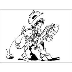 Dessin à colorier: Lucky Luke (Dessins animés et séries animées) #25617 - Coloriages à Imprimer Gratuits