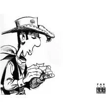 Dessin à colorier: Lucky Luke (Dessins animés et séries animées) #25672 - Coloriages à Imprimer Gratuits