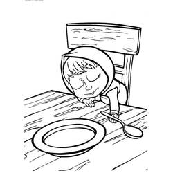 Dessin à colorier: Masha Et Michka (Dessins animés et séries animées) #215911 - Coloriages à Imprimer Gratuits
