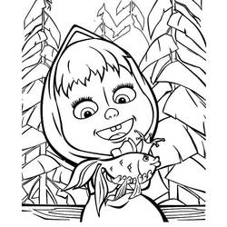 Dessin à colorier: Masha Et Michka (Dessins animés et séries animées) #215918 - Coloriages à Imprimer Gratuits