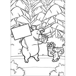 Dessin à colorier: Masha Et Michka (Dessins animés et séries animées) #215929 - Coloriages à Imprimer Gratuits