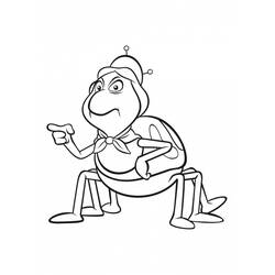 Dessin à colorier: Maya l'abeille (Dessins animés et séries animées) #28229 - Coloriages à Imprimer Gratuits