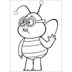 Dessin à colorier: Maya l'abeille (Dessins animés et séries animées) #28281 - Coloriages à Imprimer Gratuits